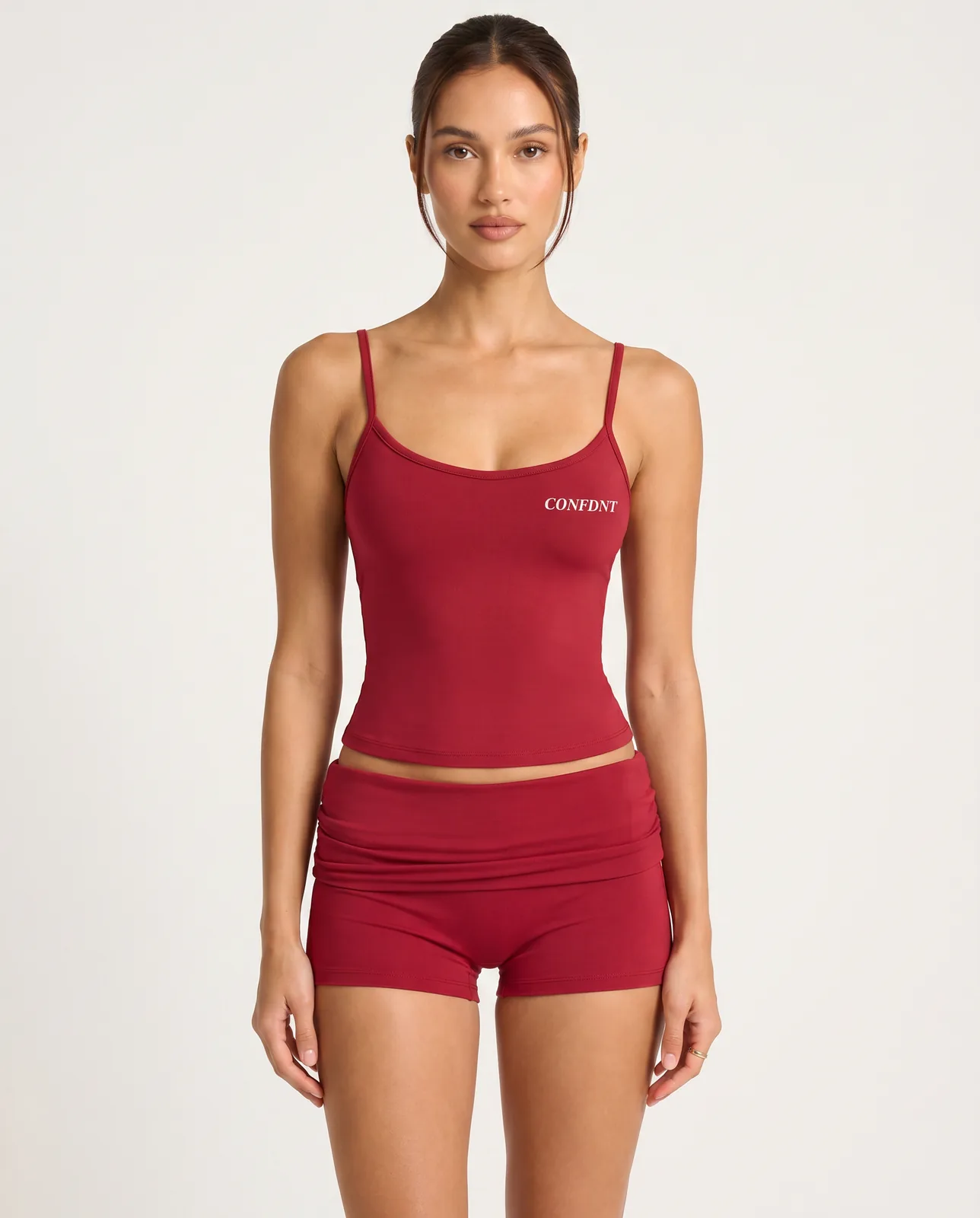 Cami Tank & Fold-over Shorts Set — CONFDNT