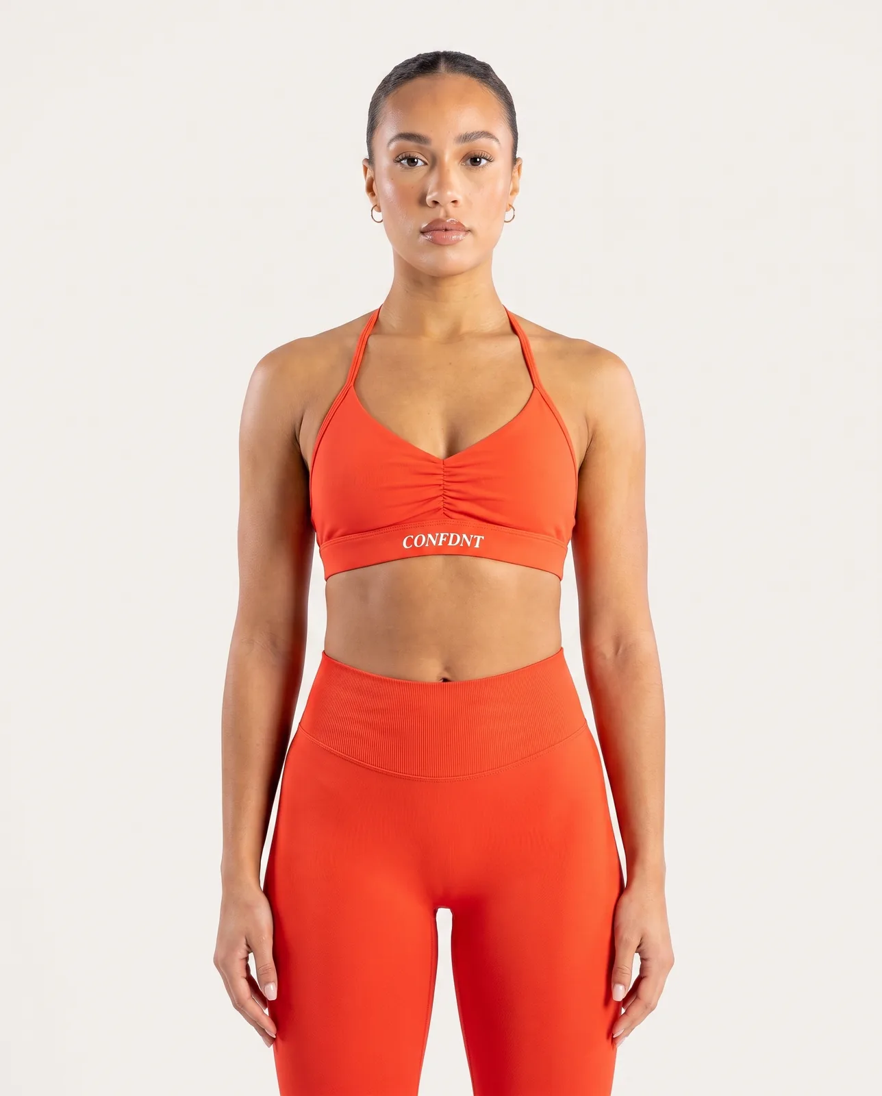 Scrunch Halter Bra & Leggings Set — CONFDNT