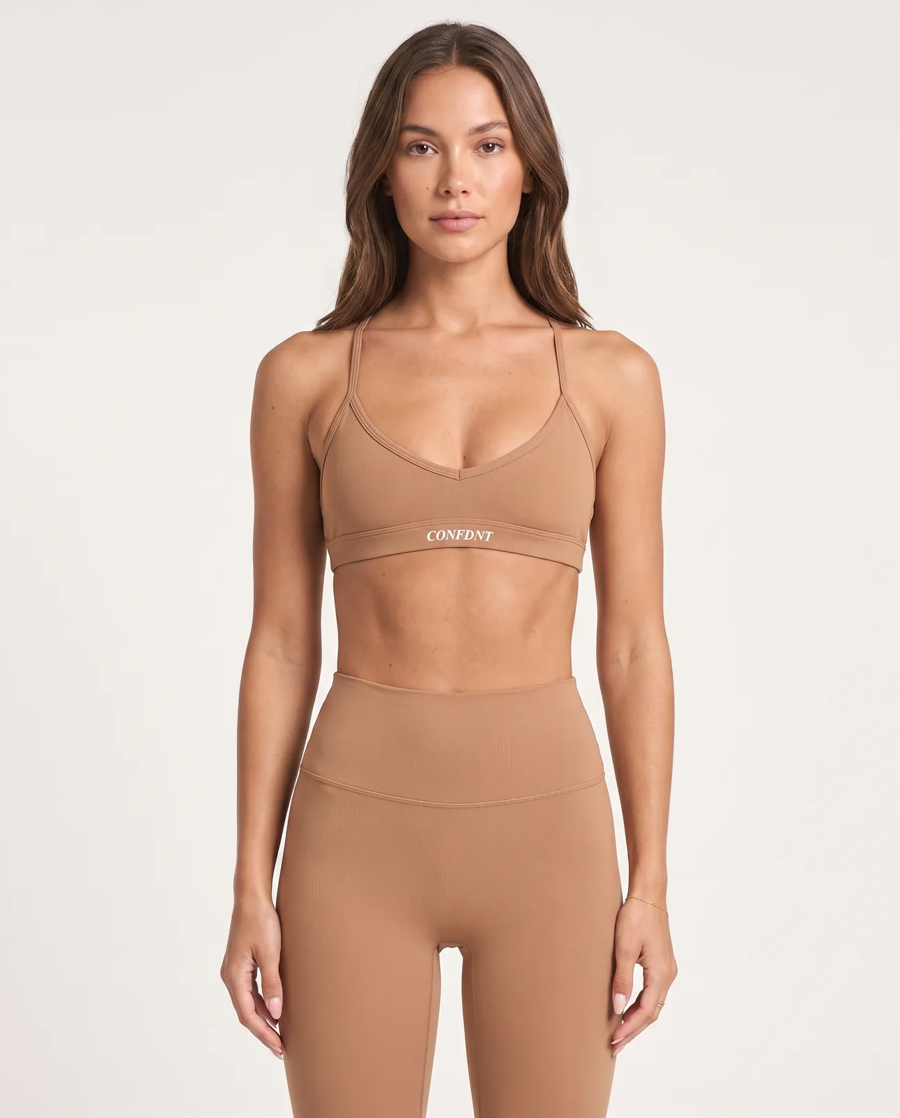 Strappy Bra & High-waist Leggings Set — CONFDNT