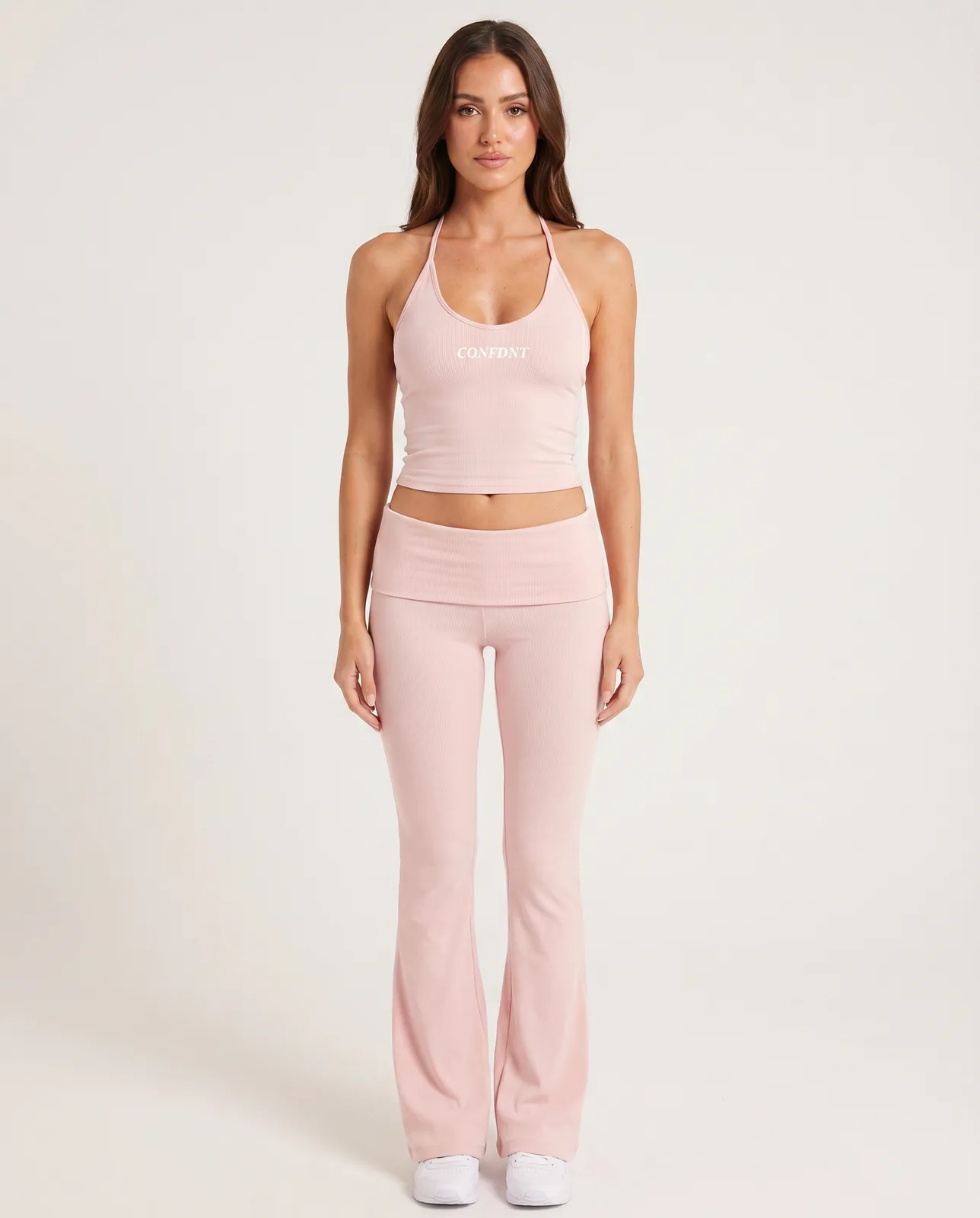 Halter Tank & Fold-over Flares Set — CONFDNT
