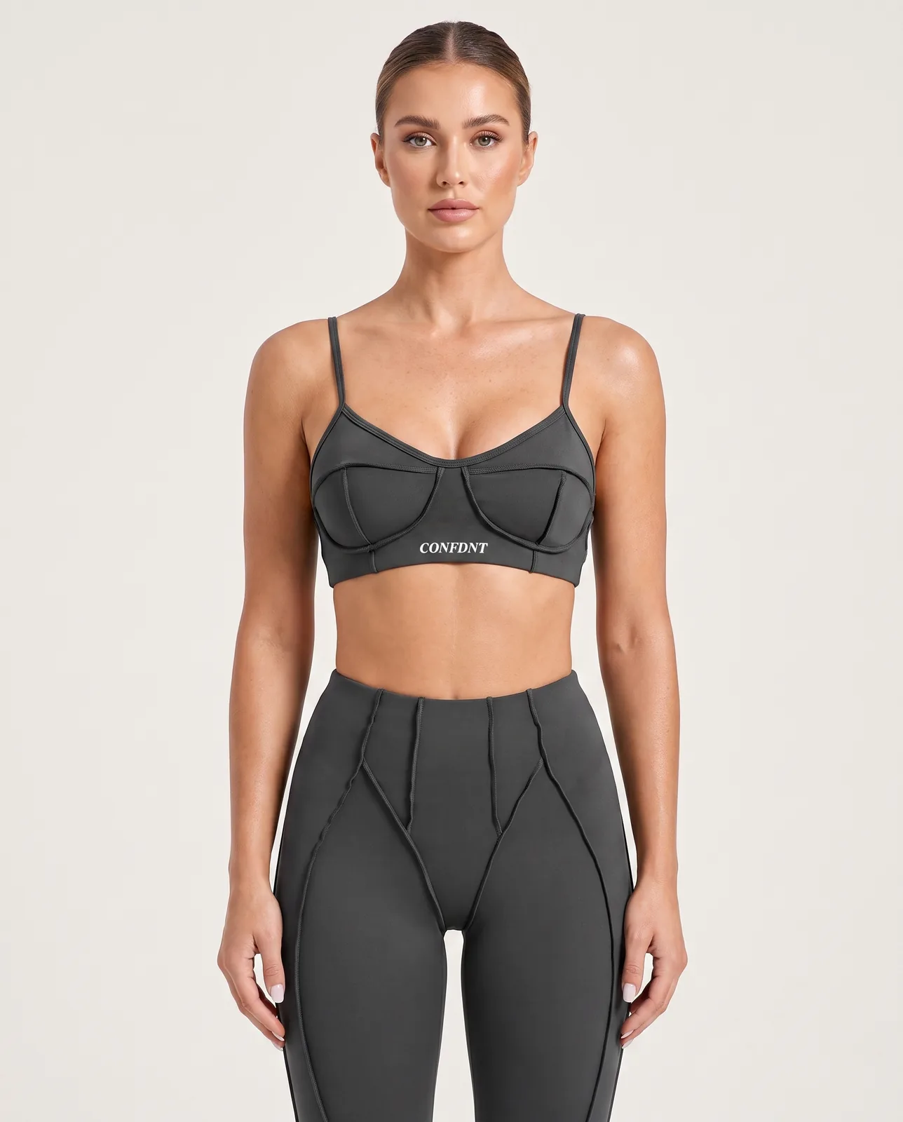 Corset-seam Bra & Seamed Leggings — CONFDNT