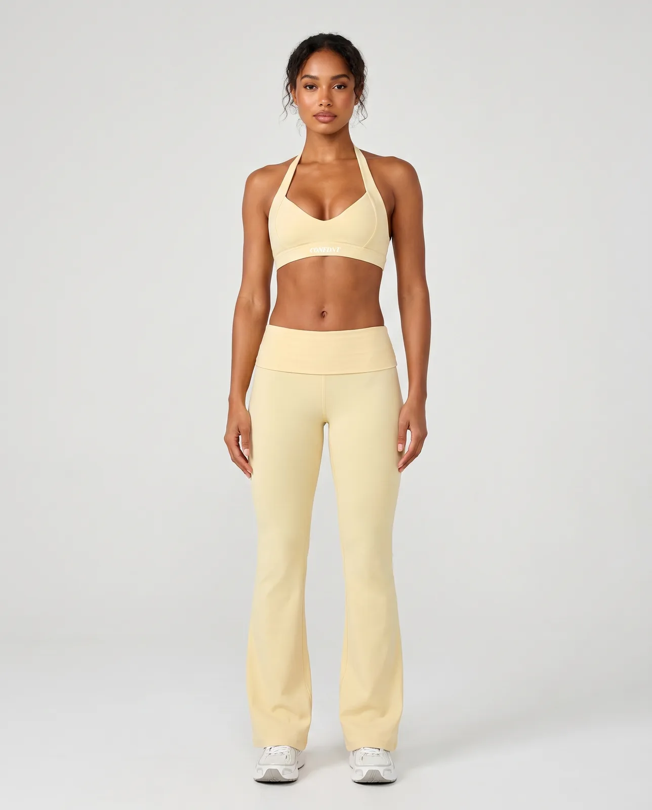 Halter Bra & Fold-over Flares Set — CONFDNT