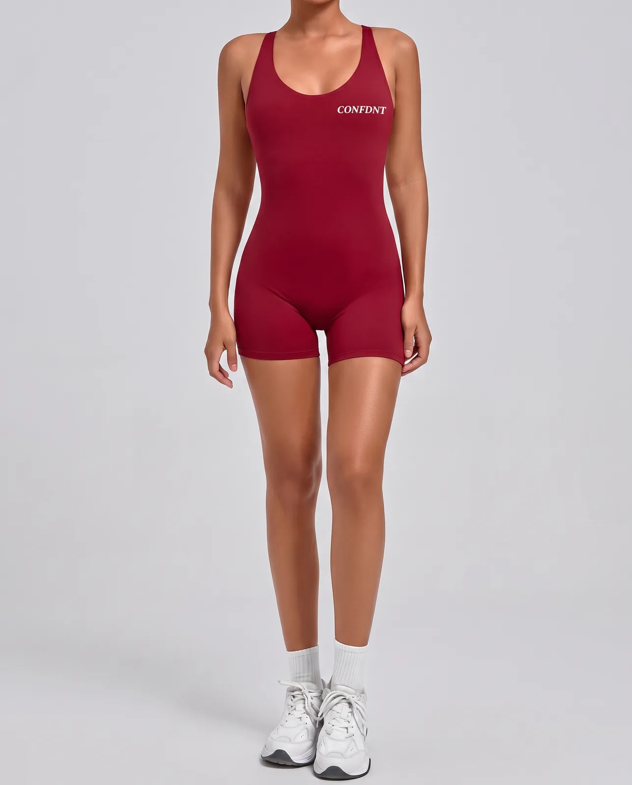 Scoop Tank Romper — CONFDNT