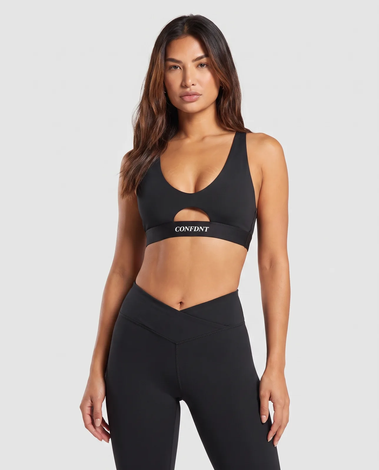 Plunge Cutout Bra & Leggings Set — CONFDNT