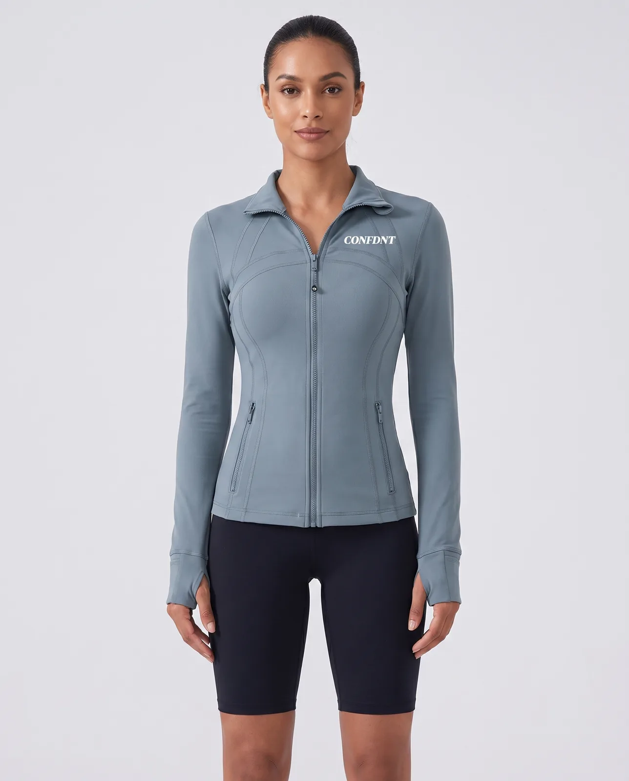 Track Jacket & Bike Shorts Set — CONFDNT
